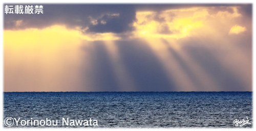 天使の梯子／写真転載厳禁・プロ写真家なわたよりのぶ