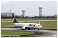沖縄宮古空港着陸機ミニ写真