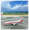 南西航空 B737 那覇空港ミニ写真