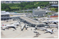 那覇空港ターミナル（JAL/JTA）空撮ミニ写真