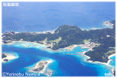 座間味島・古座間味～阿真ビーチと安慶名敷島（空撮）ミニ写真