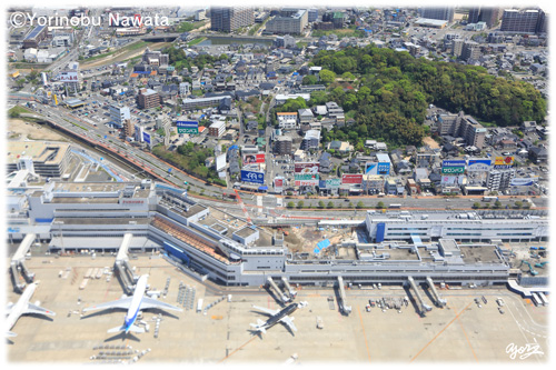 福岡空港 航空写真 国内線 ターミナル 福岡市内 プロ写真家縄田頼信公式サイト