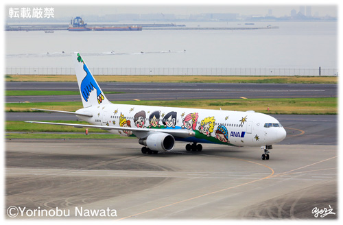 ANA B767-300 ゆめジェット／写真転載厳禁・プロ写真家なわたよりのぶ